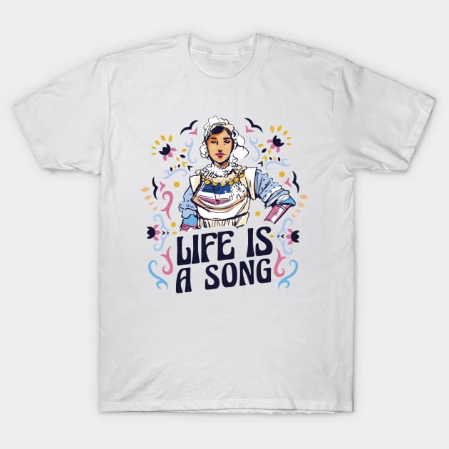 Life Song  P R t shirt T-Shirt by LindenDesigns